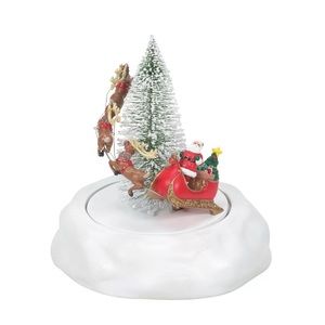 SOLD NEW Department 56 Animated Christmas Eve Sleigh Add-On Village Accessory
